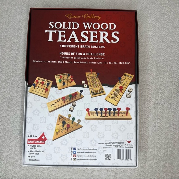 7 solid wood teasers games - Picture 2 of 6
